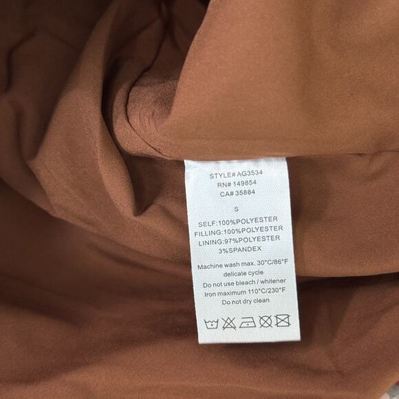 Sadie Sage Jacket Women Small Floral Patchwork Quilted Crop Coat Boho Puffer NEW - Picture 8 of 11